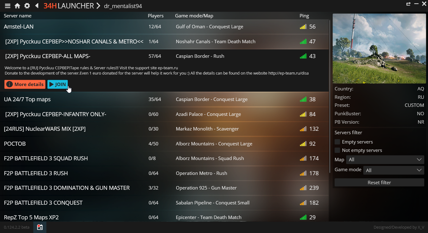 Battlefield Servers Files (BF3, BF4, BFH, mohw)Full One Click!