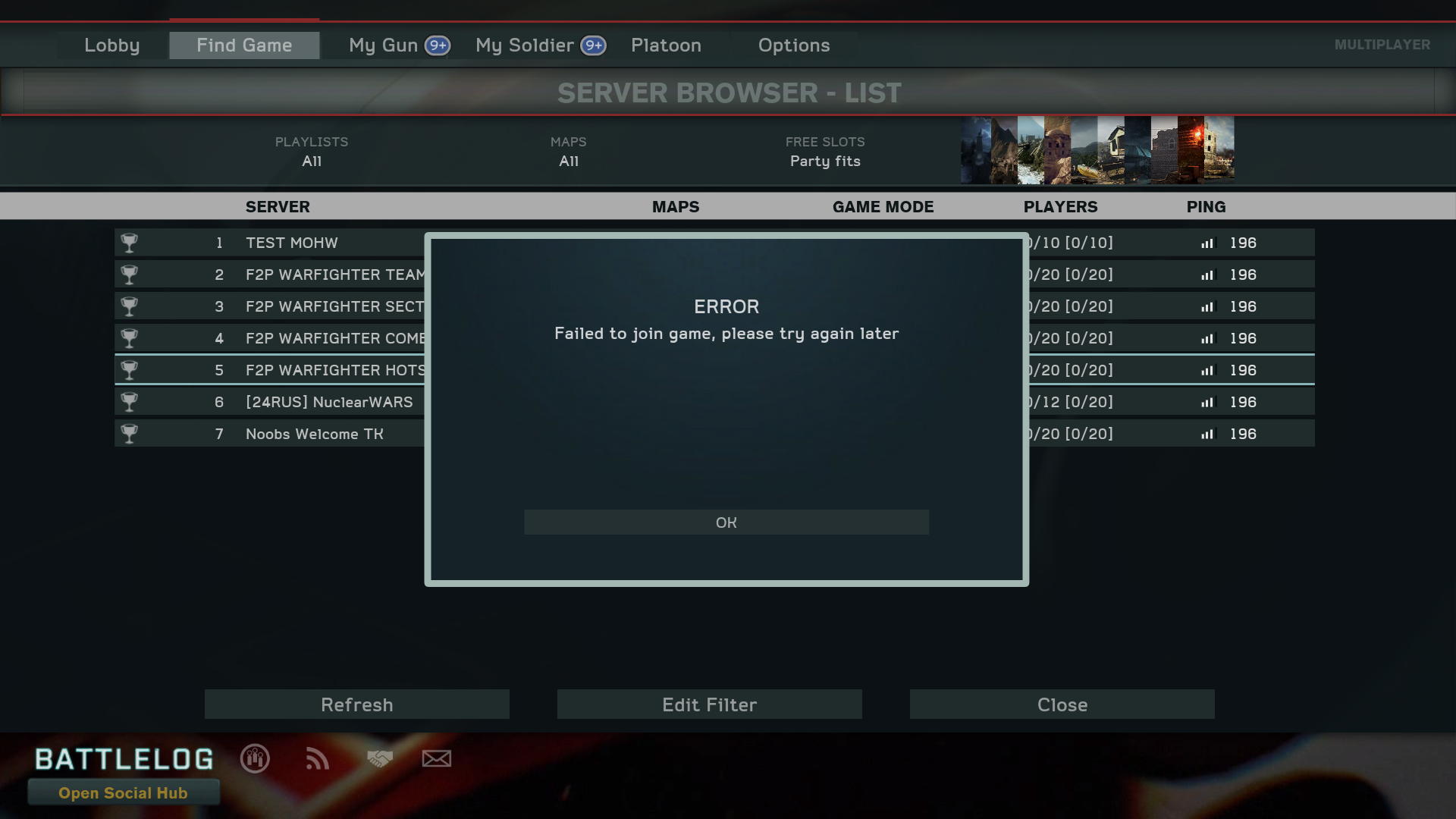 BF4 the server does not start - Servers Support - Help Q&A - ZLOFENIX Games